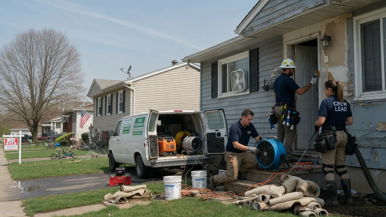 Flood Cleanup in Keasbey, NJ near me